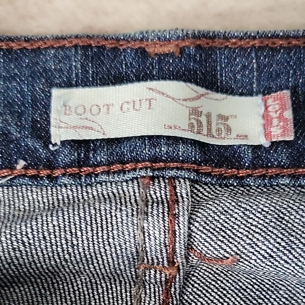 Levi's 515 Indigo Bootcut Jeans - Picture 3 of 5